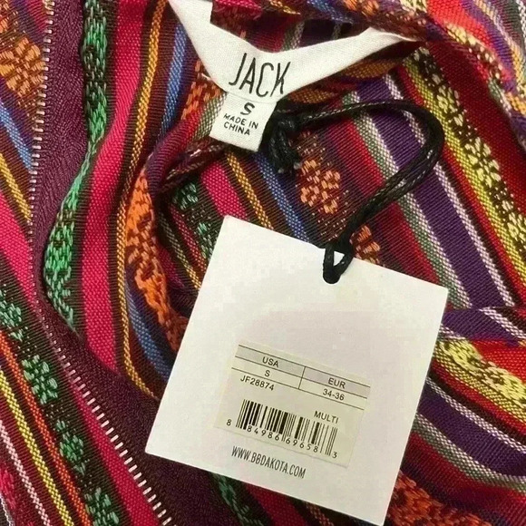 🆕Jack, multi colored mini dress. NWT, small - Picture 6 of 9